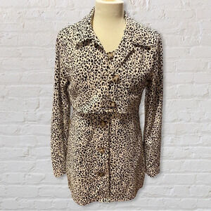 {Volcom} Coat/Dress animal print size: M